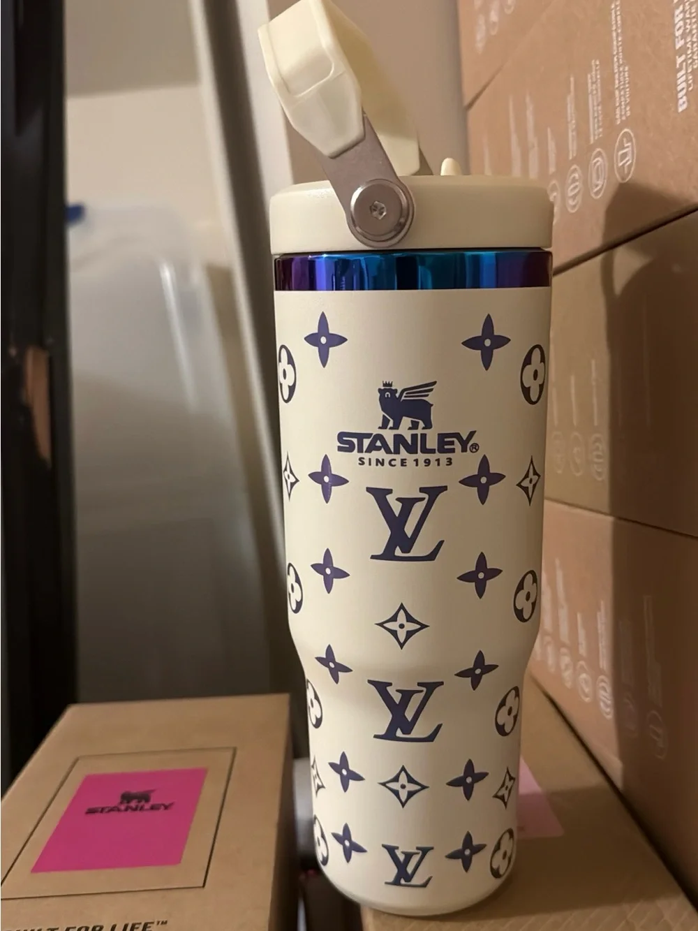 Stanley Quencher H2.0 30oz Tumbler Handle Lid Straw Cream - Picture 1 of 1